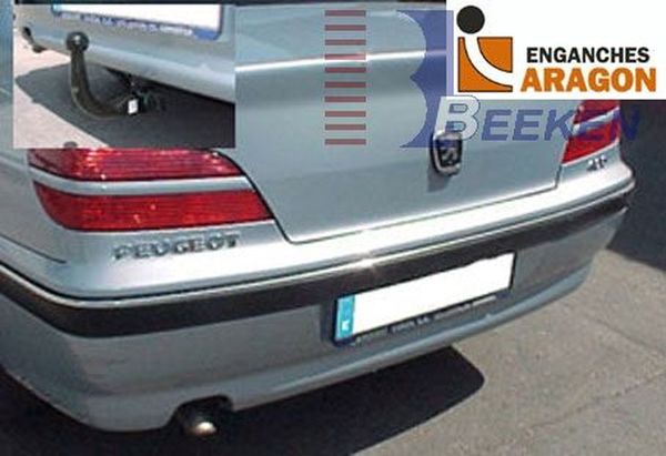 Anhängerkupplung für Peugeot-406 Limousine, Baureihe 1999-2004 V-abnehmbar