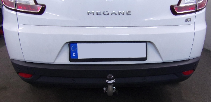Anhängerkupplung für Renault-Megane Kombi, Baureihe 2012-2016 abnehmbar