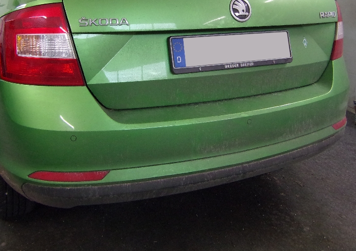 Anhängerkupplung für Skoda-Rapid Spaceback, Baureihe 2015-2018 abnehmbar