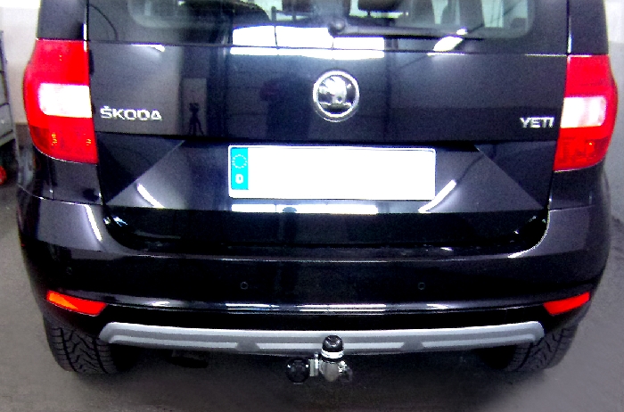 Anhängerkupplung für Skoda-Yeti, Baureihe 2014-2017 abnehmbar