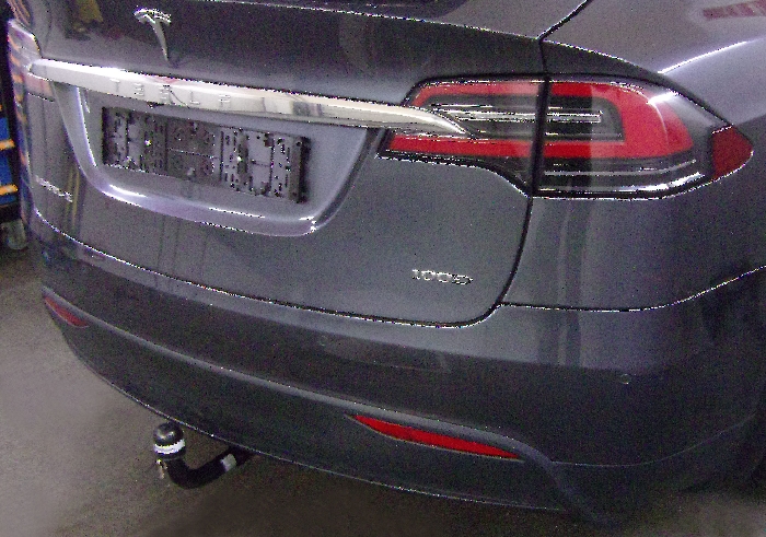 Anhängerkupplung für Tesla-Model X Allrad, mit AHK Vorbereitung US, Baureihe 2016- V-abnehmbar