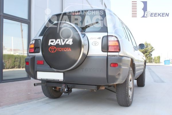Anhängerkupplung für Toyota-RAV 4 I (XA) Funcruise, 3/5-türig u. Cabrio, Baureihe 1994-1997 starr