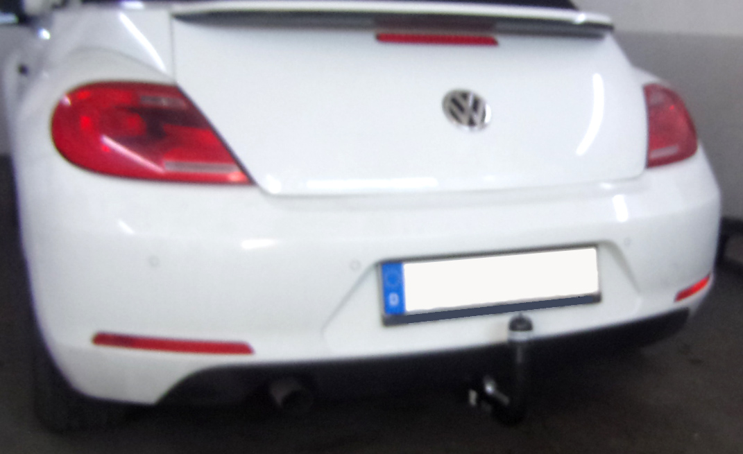 Anhängerkupplung für VW-Beetle incl. R-line, 5C, nicht Cabrio, nur für Heckträgerbetrieb, Baureihe 2011- V-abnehmbar