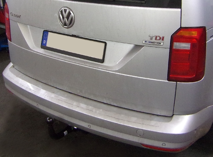 Anhängerkupplung für VW-Caddy III, IV, Cross, Baureihe 2013-2015 abnehmbar