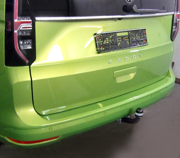 Anhängerkupplung für VW-Caddy V, Kasten/ Bus/ Kombi, mit Elektrosatzvorbereitung, Baureihe 2020- abnehmbar