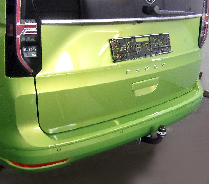 Anhängerkupplung für VW-Caddy V, Kasten/ Bus/ Kombi, mit Elektrosatzvorbereitung, Baureihe 2020-2023 abnehmbar