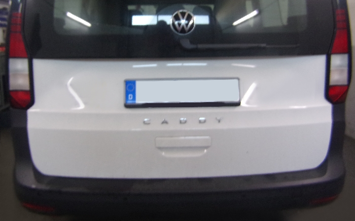 Anhängerkupplung für VW-Caddy V, Kasten/ Bus/ Kombi, spez. Adblue, ohne Elektrosatzvorbereitung, Baureihe 2020-2023 V-abnehmbar