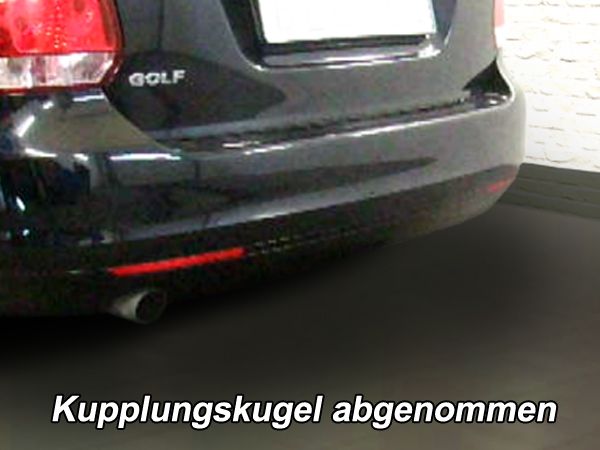 Anhängerkupplung für VW-Golf VI, Variant, Baureihe 2009- V-abnehmbar