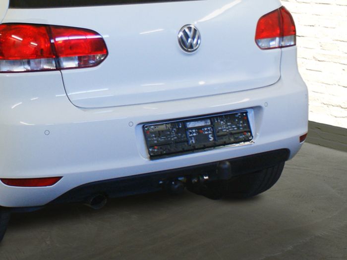 Anhängerkupplung für VW-Golf VI Limousine, nicht 4x4, Baureihe 2008- V-abnehmbar