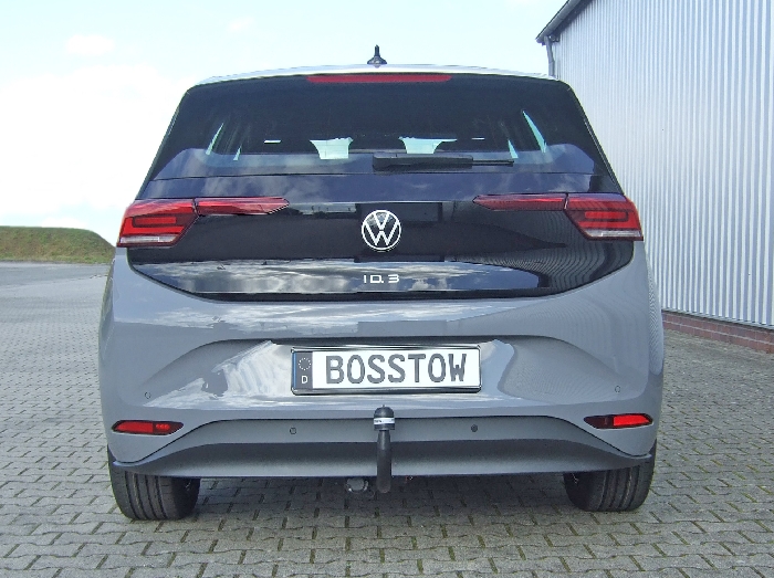 Anhängerkupplung für VW-ID 3 Heckträgeraufnahme, nur für Heckträgerbetrieb, Montage nur bei uns im Haus, Baureihe 2020-2023 V-abnehmbar