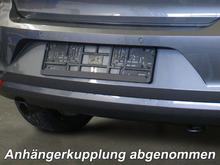 Anhängerkupplung für VW-Polo (6C)Steilheck / Coupé, Baureihe 2014-2017 V-abnehmbar