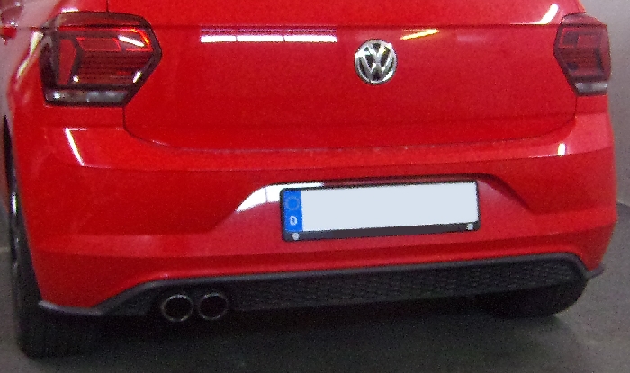 Anhängerkupplung für VW-Polo (AW) Schrägheck, spez. GTI, Baureihe 2021- V-abnehmbar