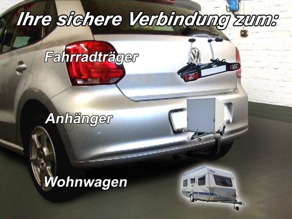 Anhängerkupplung für VW-Polo (6C)Steilheck / Coupé, Baureihe 2014-2017 starr