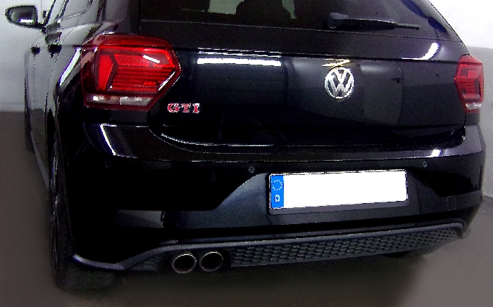 Anhängerkupplung für VW-Polo (AW) Schrägheck, spez. GTI, Baureihe 2017-2021 V-abnehmbar