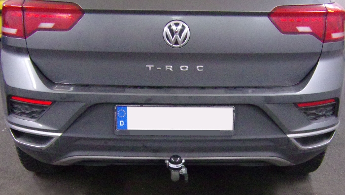 Anhängerkupplung für VW-T-roc, Baureihe 2017-2021 abnehmbar