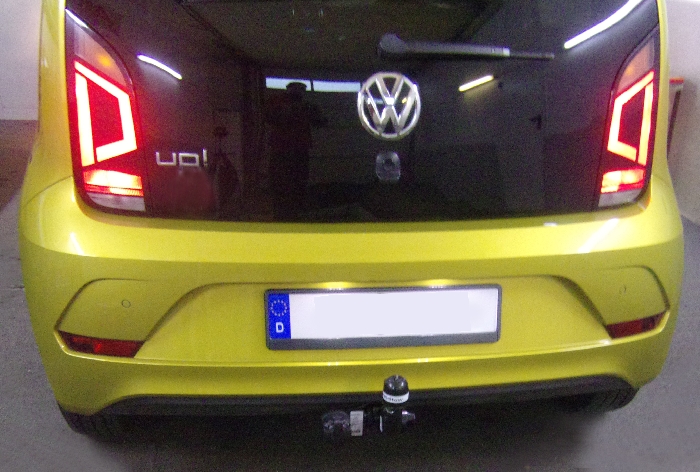 Anhängerkupplung für VW-Up nicht Erdgas, nicht eUp, nicht GTI, nur für Heckträgerbetrieb, Baureihe 2016-2023 abnehmbar