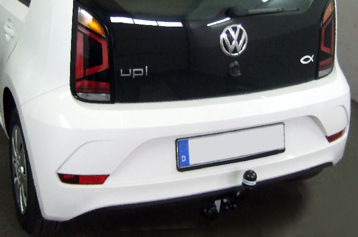 Anhängerkupplung für VW-Up nicht Erdgas, nicht eUp, nicht GTI, nur für Heckträgerbetrieb, Baureihe 2016-2023 starr