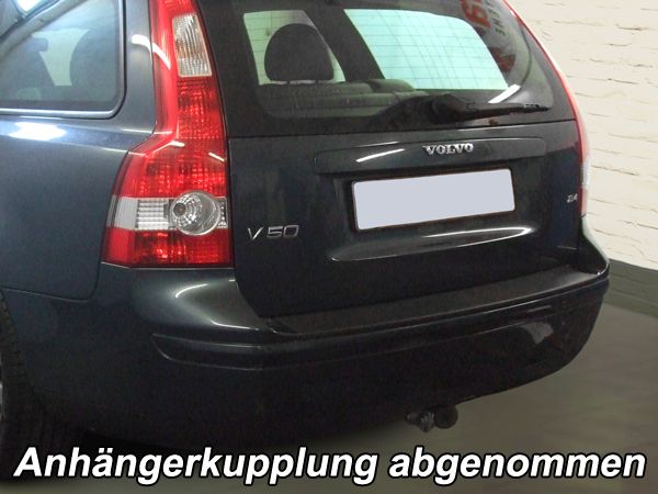 Anhängerkupplung für Volvo-V50 Kombi, Baureihe 2004-2007 abnehmbar