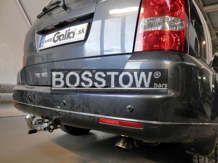 Anhängerkupplung für Ssang Yong-Rexton Typ RJ, mit Einparksensoren, Baureihe 2006-2012 abnehmbar