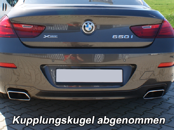 Anhängerkupplung für BMW-6er Coupe F13, nur für Fzg. mit Anhängelastfreigabe, Baureihe 2015- V-abnehmbar