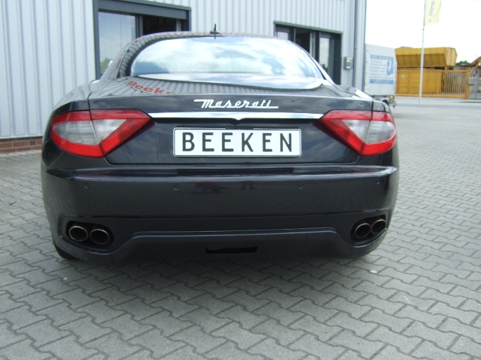 Anhängerkupplung für Maserati-GranTurismo inkl. Sport, nur für Heckträgerbetrieb, Montage nur bei uns im Haus, Baureihe 2017- V-abnehmbar