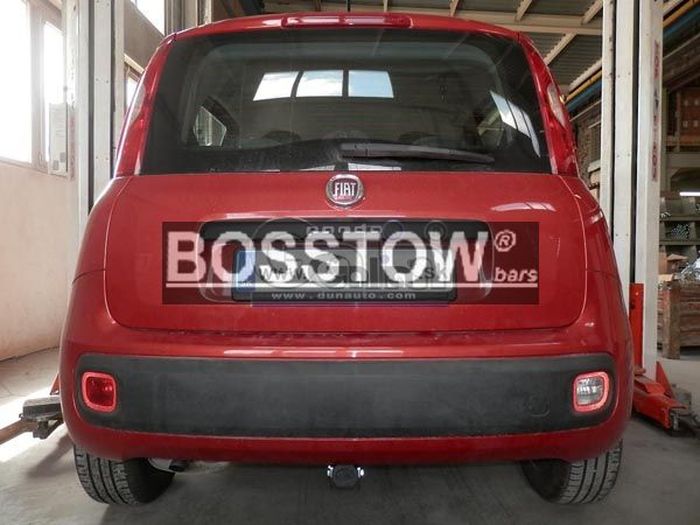 Anhängerkupplung für Fiat-Panda nicht 4x4, nicht Gasantrieb, bitte vorab Fzg. auf Anhängelastfreigabe prüfen, Baureihe 2012- abnehmbar