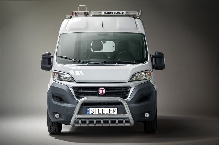 Frontschutzbügel Kuhfänger Bullfänger für Fiat Ducato 2014-2016, Steelbar QRU 70mm