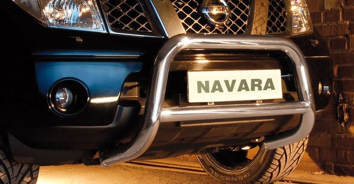Frontschutzbügel Kuhfänger Bullfänger für Nissan Navara 2010-2015, Steelbar Q 70mm