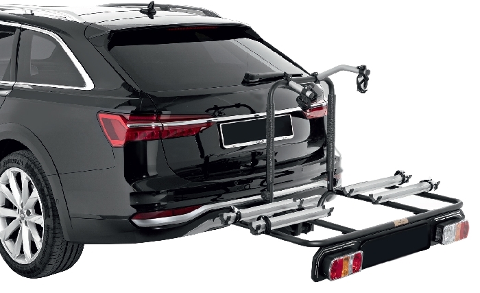 Modula RE-CARGO BOX, Komplettsystem inkl. RE-CARGO BIKE für 2 Fahrräder (B-Ware) AHK Lastenträger m. Heckbox