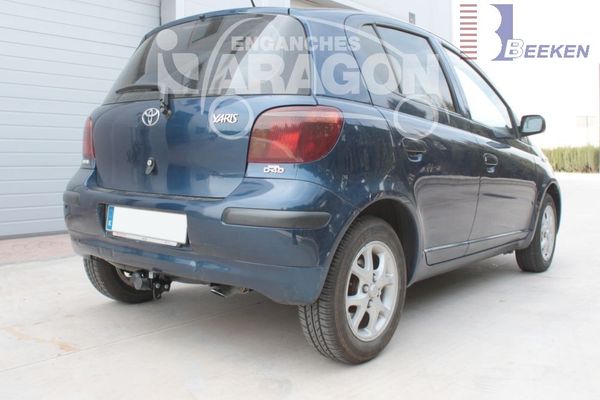 Anhängerkupplung für Toyota-Yaris Fließheck, nicht TS (Sport), Baureihe 1999-2005 abnehmbar