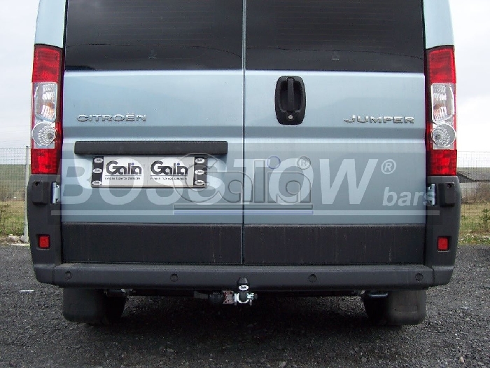 Anhängerkupplung für Citroen-Jumper Kasten, Bus, alle Radstände L1, L2, L3, L4, XL, Baureihe 2011-2014  horizontal
