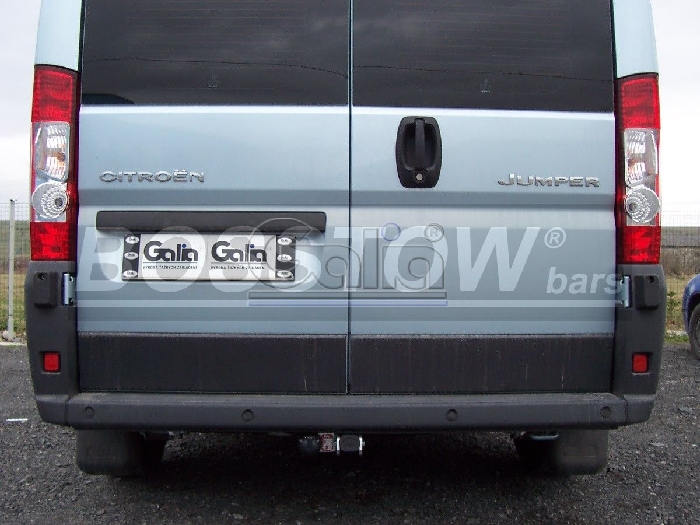 Anhängerkupplung für Citroen-Jumper Kasten, Bus, alle Radstände L1, L2, L3, L4, XL, Baureihe 2011-2014  horizontal
