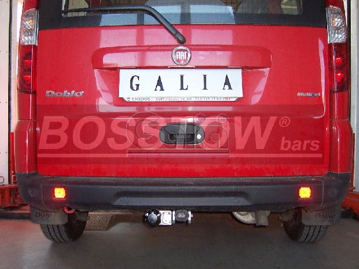 Anhängerkupplung für Fiat-Doblo 223 Maxi, Baureihe 2000-2005 abnehmbar