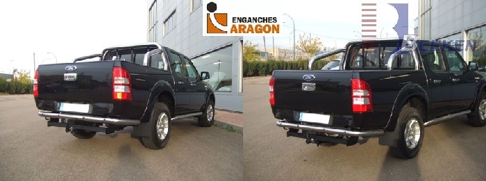 Anhängerkupplung für Ford-Ranger 4x4 WD, Baureihe 2007-2011 abnehmbar