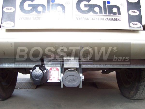 Anhängerkupplung für Mitsubishi-L200 Fzg. mit Rohr- Stossstange (Rohr entfällt bei Montage AHK), Baureihe 2015-2019 abnehmbar