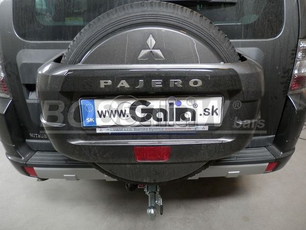 Anhängerkupplung für Mitsubishi-Pajero V60 (kurzer Radstand), Baureihe 2000-2002 abnehmbar