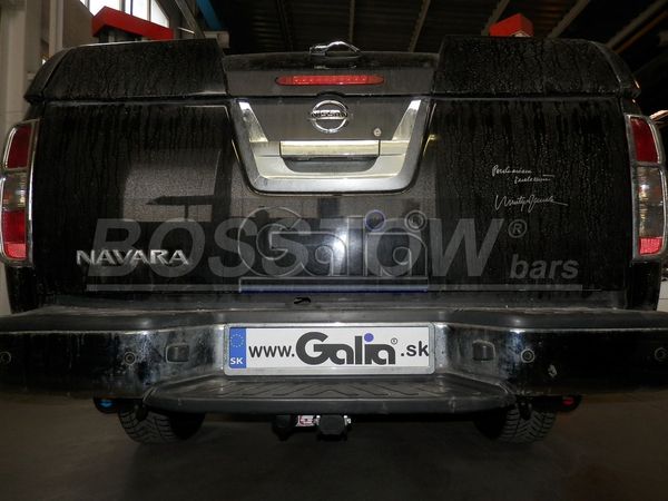 Anhängerkupplung für Nissan-Navara D40 mit Trittstoßstange, Baureihe 2005-2010 abnehmbar