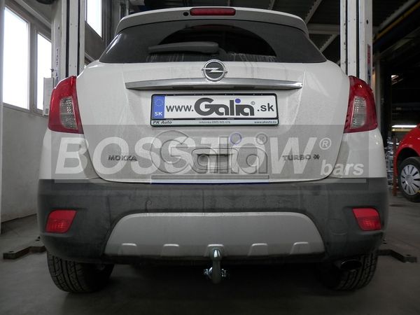 Anhängerkupplung für Opel-Mokka X nicht für Fzg. mit Fahrradträgersystem Flex-Fix, mit Elektrosatzvorb., Baureihe 2016-2020 abnehmbar