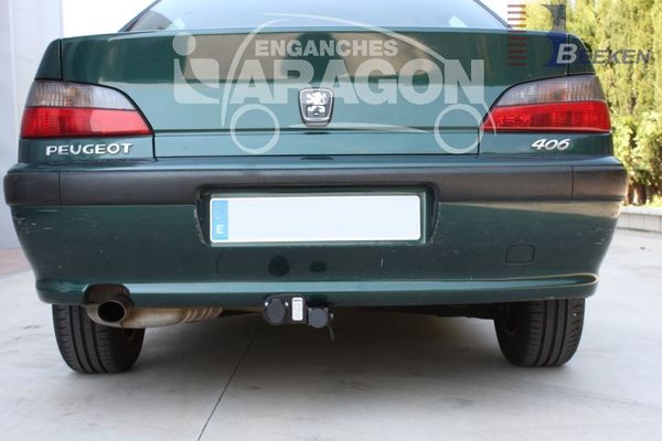 Anhängerkupplung für Peugeot-406 Limousine, Baureihe 1999-2004 abnehmbar