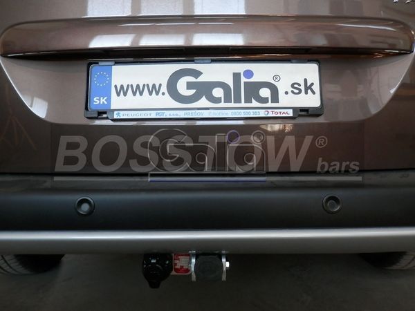 Anhängerkupplung für Peugeot-Partner Kasten/ Bus/ Kombi, Gesamtlänge: 4380mm, Baureihe 2008-2011 abnehmbar