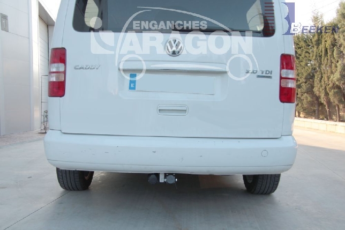 Anhängerkupplung für VW-Caddy IV, Alltrack, Baureihe 2015-2020 abnehmbar