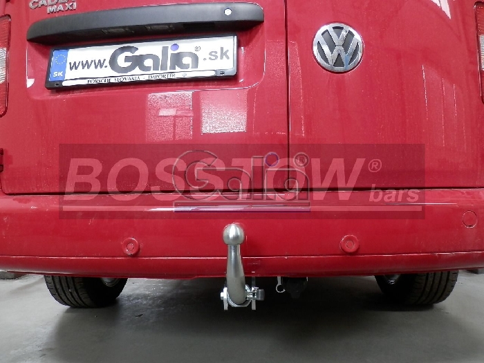 Anhängerkupplung für VW-Caddy III, IV, Kasten/ Bus/ Kombi, incl. Life, Baureihe 2004-2015 abnehmbar