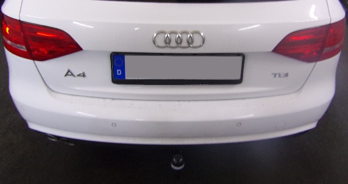 Anhängerkupplung Audi-A4 Avant nicht Quattro, nicht RS4 und S4, speziell S-Line, Baureihe 2012-2015 Ausf.:  vertikal