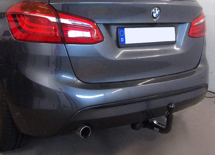 Anhängerkupplung BMW-2er F45 Active Tourer, spez. 225XE, nur für Heckträgerbetrieb, Baureihe 2015- Ausf.:  vertikal