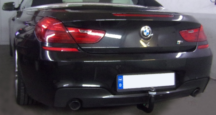 Anhängerkupplung BMW-6er Cabrio F12 inkl. M- Sportpaket, nur für Fzg. mit Anhängelastfreigabe, Baureihe 2011- Ausf.: V-abnehmbar
