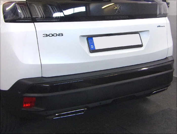 Anhängerkupplung für Peugeot-3008 Hybrid, Baureihe 2020- V-abnehmbar