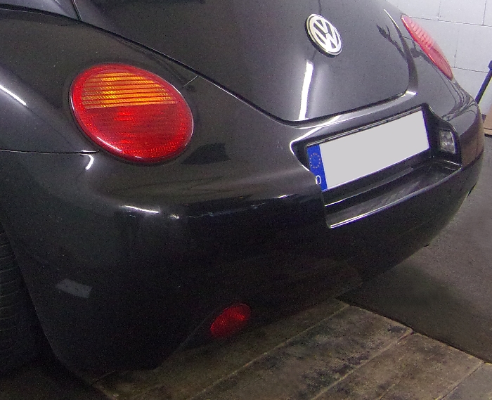 Anhängerkupplung VW-Beetle incl. Cabrio, spez. für Fzg. mit Parktronic, Baureihe 2003-2004 Ausf.:  vertikal