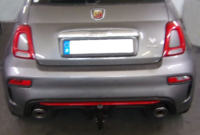 Anhängerkupplung für Fiat Abarth-500 Abarth spez. Abarth 500, 595 Pista, Turismo, Competizione, Baureihe 2016-2022 V-abnehmbar