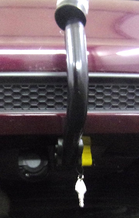 Anhängerkupplung für Fiat Abarth-500 Cabrio Abarth Carbrio, spez. Abarth 500, 595, Baureihe 2016-2022 V-abnehmbar