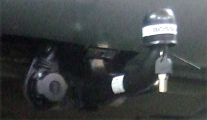 Anhängerkupplung für Jaguar-XJ XJ Serie X 350, für Fzg. mit dem Kennzeichen in der Heckklappe, Baureihe 2003-2009 V-abnehmbar